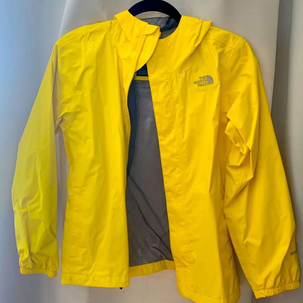 North face rain jacket girls L